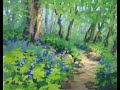 Forest Greens Acrylic Painting Tutorial