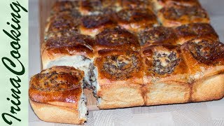 Разборный Пирог с Фаршем и Капустой из Дрожжевого Теста. Как приготовить пирог с мясным фаршем