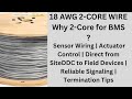Core 18 AWG Flexible Multi-Conductor Wire Cable for BMS Building Management System | Tinned Copper
