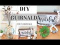 🍃DIY –Guirnalda de Madera⎢Farmhouse Wood Bead Garland⎢Ideas Fáciles⎢Como Hacer Guirnaldas De Madera🌿