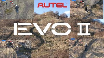 AUTEL EVO 2 D TRACK UP & DOWN A HILL