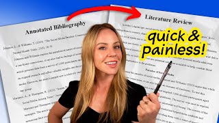 Writing an Annotated Bibliography and Literature Review | Simple Strategy |