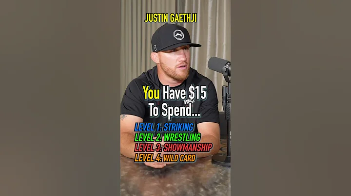 JUSTIN GAETHJE Creates The PERFECT UFC Fighter! #shorts #ufc #mma #fighting #conormcgregor #game