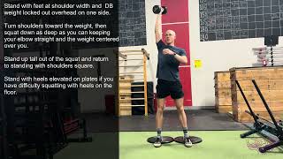 DB Windmill + Squat
