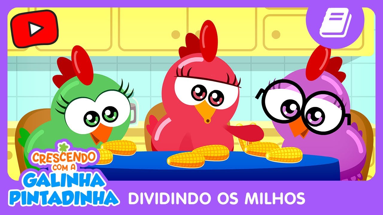 Já está no ar o primeiro vídeo da série Crescendo com a Galinha Pintadinha,  no canal da Galinha Pintadinha Mini no . ﻿Vem conferir essa, By Galinha  Pintadinha