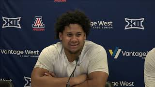 Arizona Football Press Conference - Julian Savaiinaea Leroy Palu
