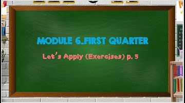 MATH 8 MODULE 6 LESSON 2 LET