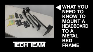 How To Mount a Headboard to a Metal Bed Frame (What You Need to Know) by TechTeam 551 views 4 months ago 5 minutes, 42 seconds