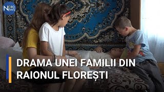 Drama unei familii din raionul Florești. Mama celor patru copii este în comă, fără șanse la viață