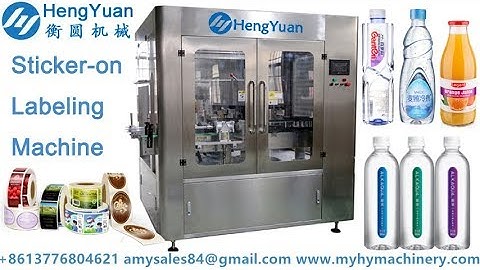 15000BPH High speed rotary non-dry sticker labeling machine for mineral water bottle labeler