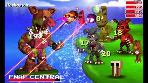 FNAF WORLD GAMEPLAY TEASERS *NEW* | Porkpatch Boss & Hidden Message | FNAF WORLD TEASERS