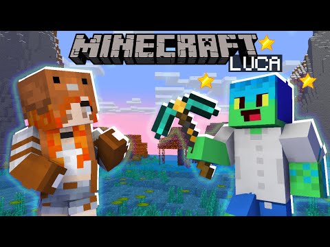 LUCA CONSTRUIU UMA CASA NA MINHA VILA DO MINECRAFT