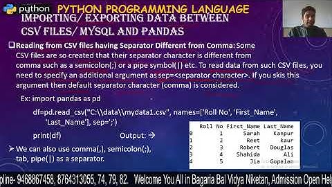 Importing & Exporting Data Between CSV Files & MySQL and Pandas  - 7