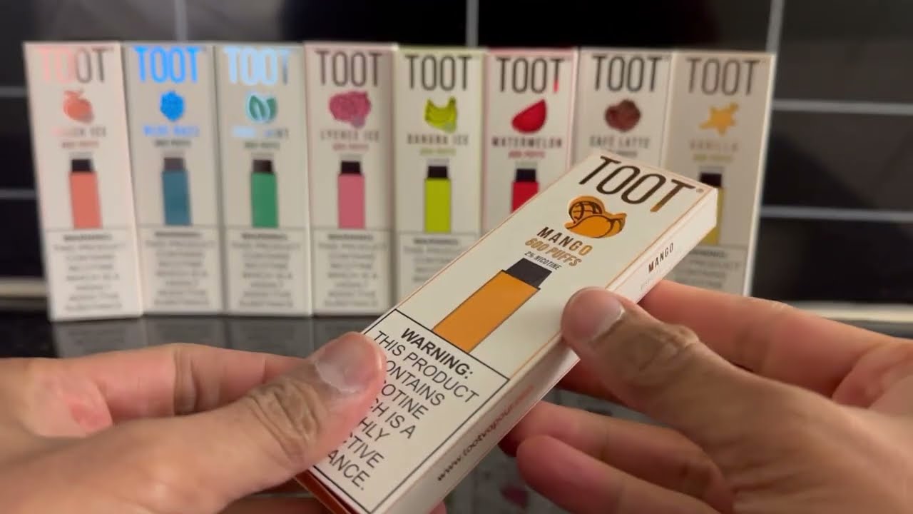 Toot Disposable Vape Review!! Best design ever?? 600 puff!! Introducing coffee flavor disposable??