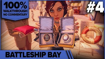 Bioshock Infinite 100% Cinematic Walkthrough (1999-modus, alle verzamelobjecten) 04 BATTLESHIP BAY