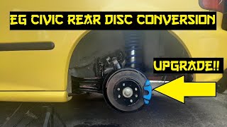 Honda Civic eg rear trailing arm Disc brake conversion