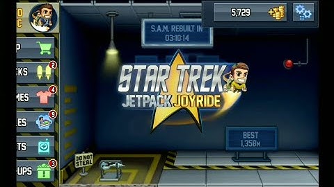 Jetpack Joyride Star Trek Edition