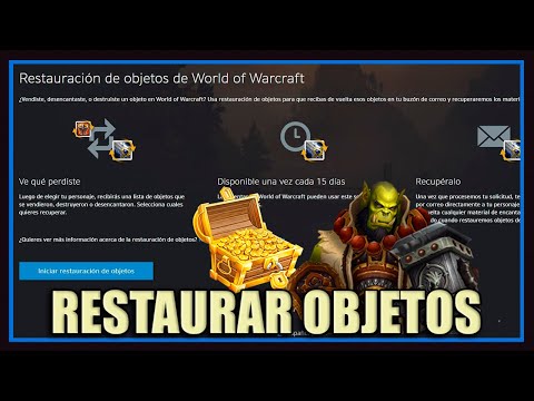 Vídeo: Com Recuperar Un Pedaç De Warcraft