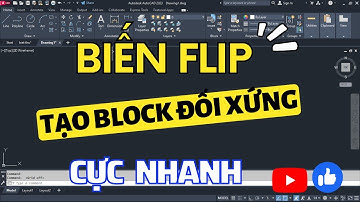 Bài 7: Hướng dẫn sử dụng biến Flip khi tạo block động trong Autocad I Cademy