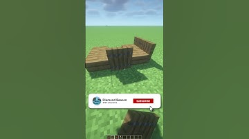 Easy Park Bench in Minecraft! #minecraft #minecraftbuild #minecrafttutorial