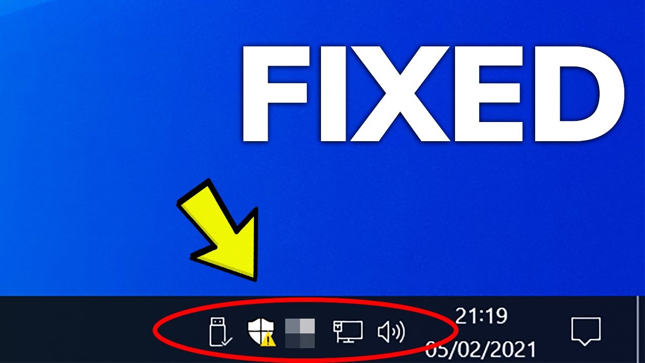 Update Fix: System Tray Icons not working in Windows 10