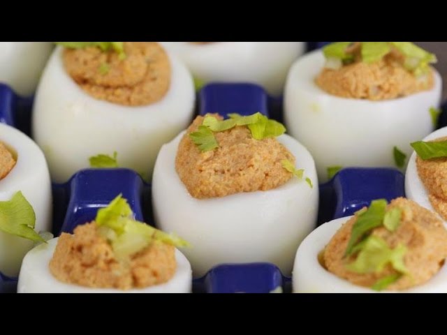 Bloody Mary Tipsy Deviled Eggs | Rachael Ray Show