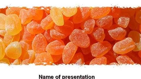 Free Fruit Jelly PowerPoint Template by PoweredTemplate.com