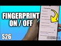 How to Turn On/Off Fingerprint Unlock on Galaxy S26/S26+/Ultra