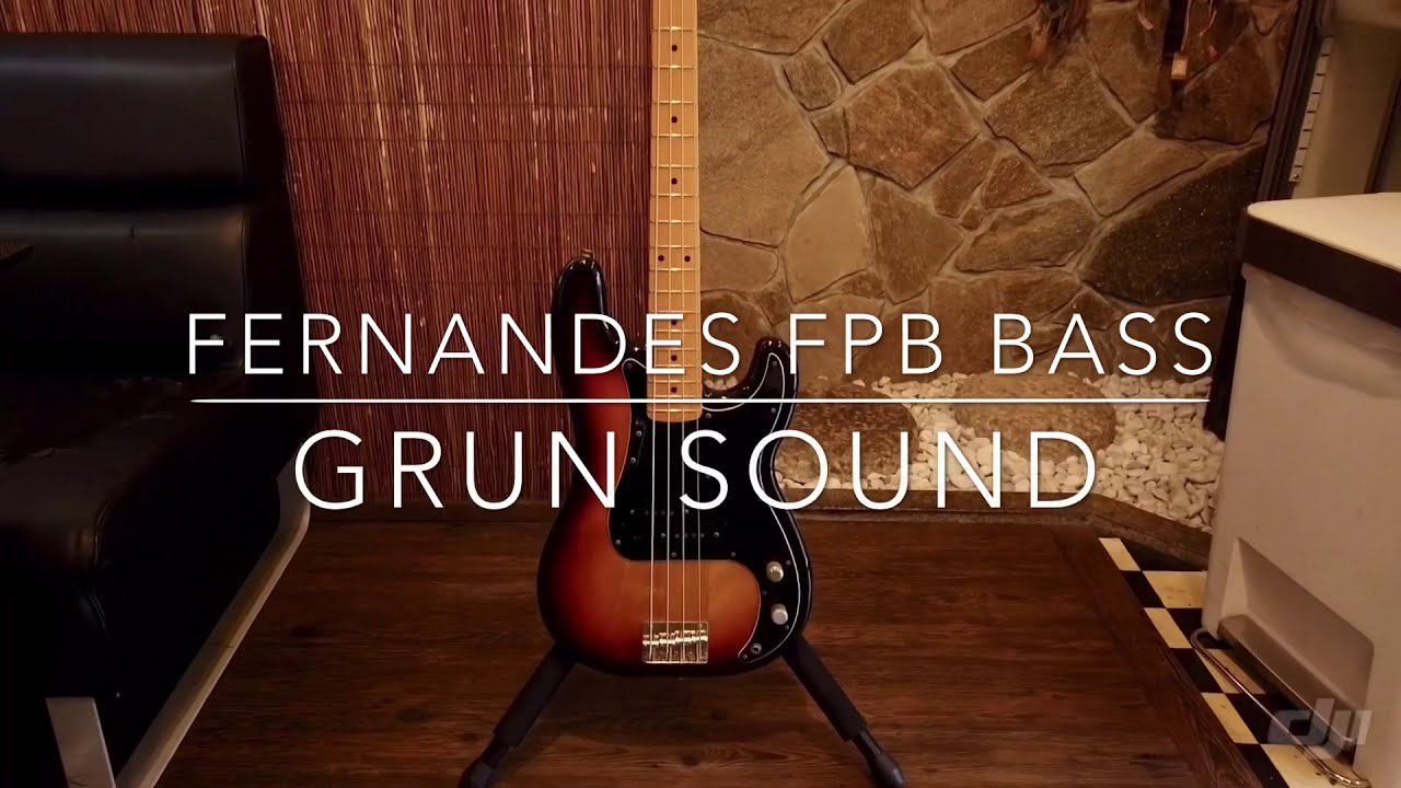 GRUN SOUND商品紹介No.55】Fernandes FPB 石ロゴ プレシジョンベース GRUN SOUND商品紹介No.55】Fernandes FPB 石ロゴ プレシジョンベース