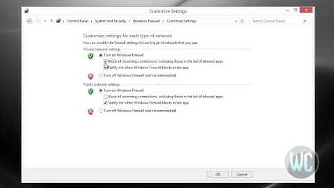 Windows 8.1 Firewall -  Block incoming connections