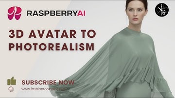 3D Avatars to Photorealism with CLO3D and Raspberry AI