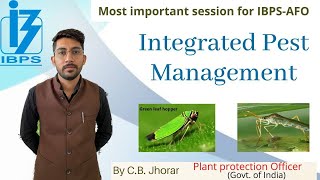 Integrated Pest Management  || Important topic for IBPSAFO || AGRIMENTORS