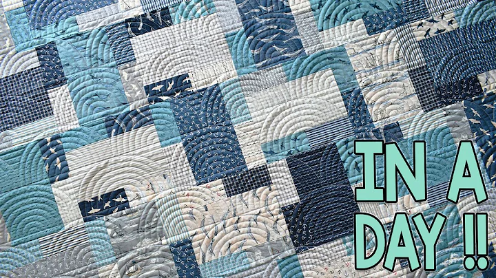 Currents | Layer Cake Quilt Pattern | In A Day | Quick and Easy