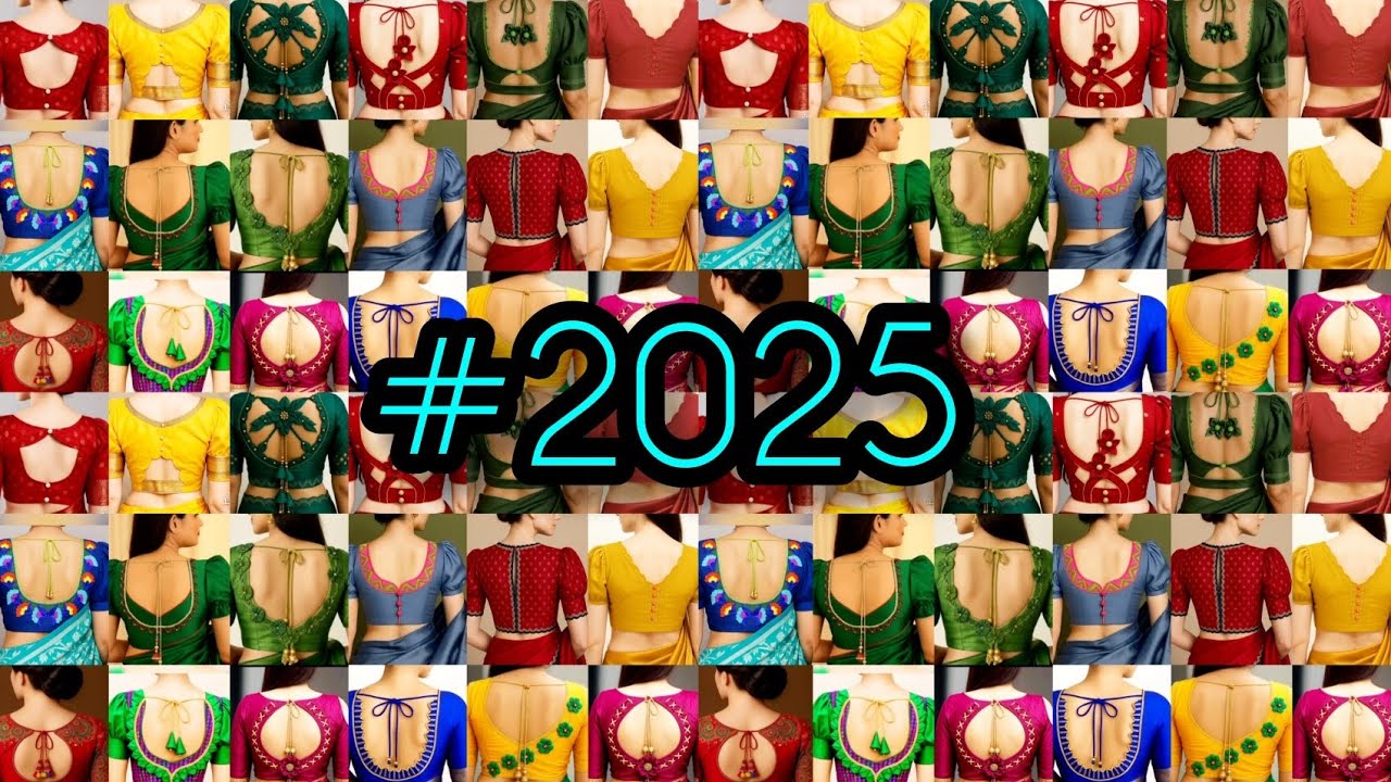 🎊🎉New fashion blouse back neck design/latest blouse design/beautiful blouse neck design 2025
