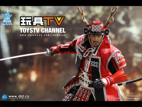 爆玩具」DID 1/12 真田幸村戰國武將XJ80015 Palm Hero Samurai