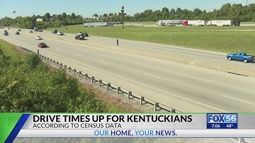 Kentuckians spending more time commuting to work