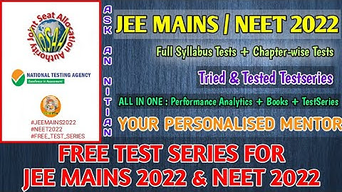 Best Online Test Series For JEE Mains | Test Series For WBJEE | JEE Mains 2022 | WBJEE 2022