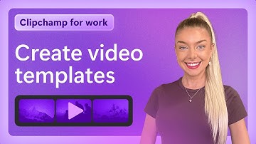 How to create and share a video template for work