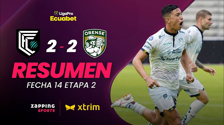 Cumbayá FC 2 - 2 Orense SC Resumen Fecha 14 / 2da Etapa / LigaPro Ecuabet