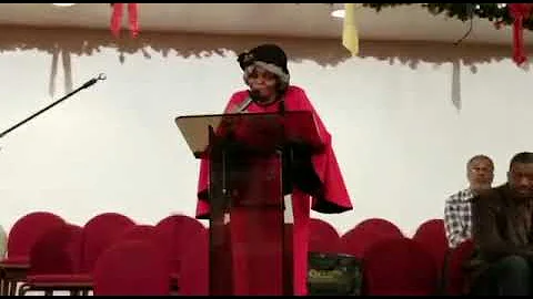 My mom singing at church, this is her true love si...