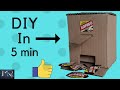 How to Make a Simple Candy Vending Machine at Home / DIY Candy Machine.