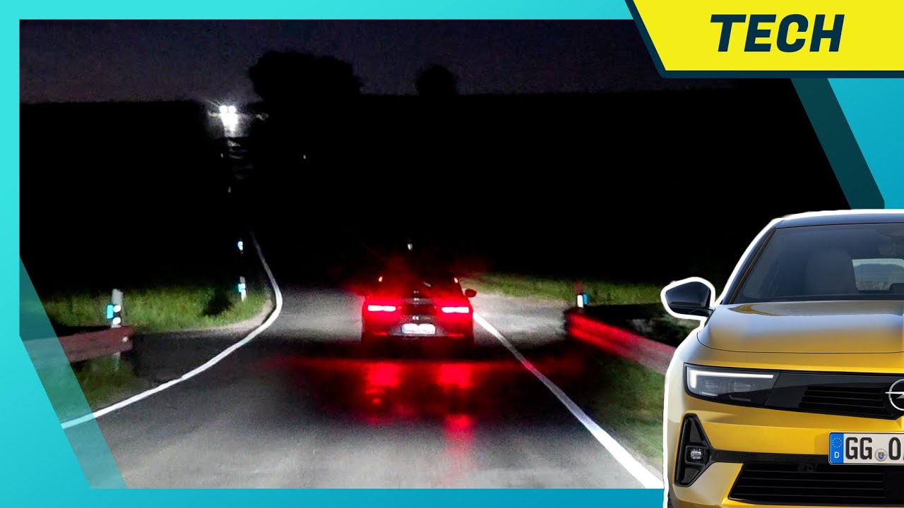 Intelli-Lux Matrix-LED Scheinwerfer Opel Astra im Test: & Vergleich Golf 8 YouTube