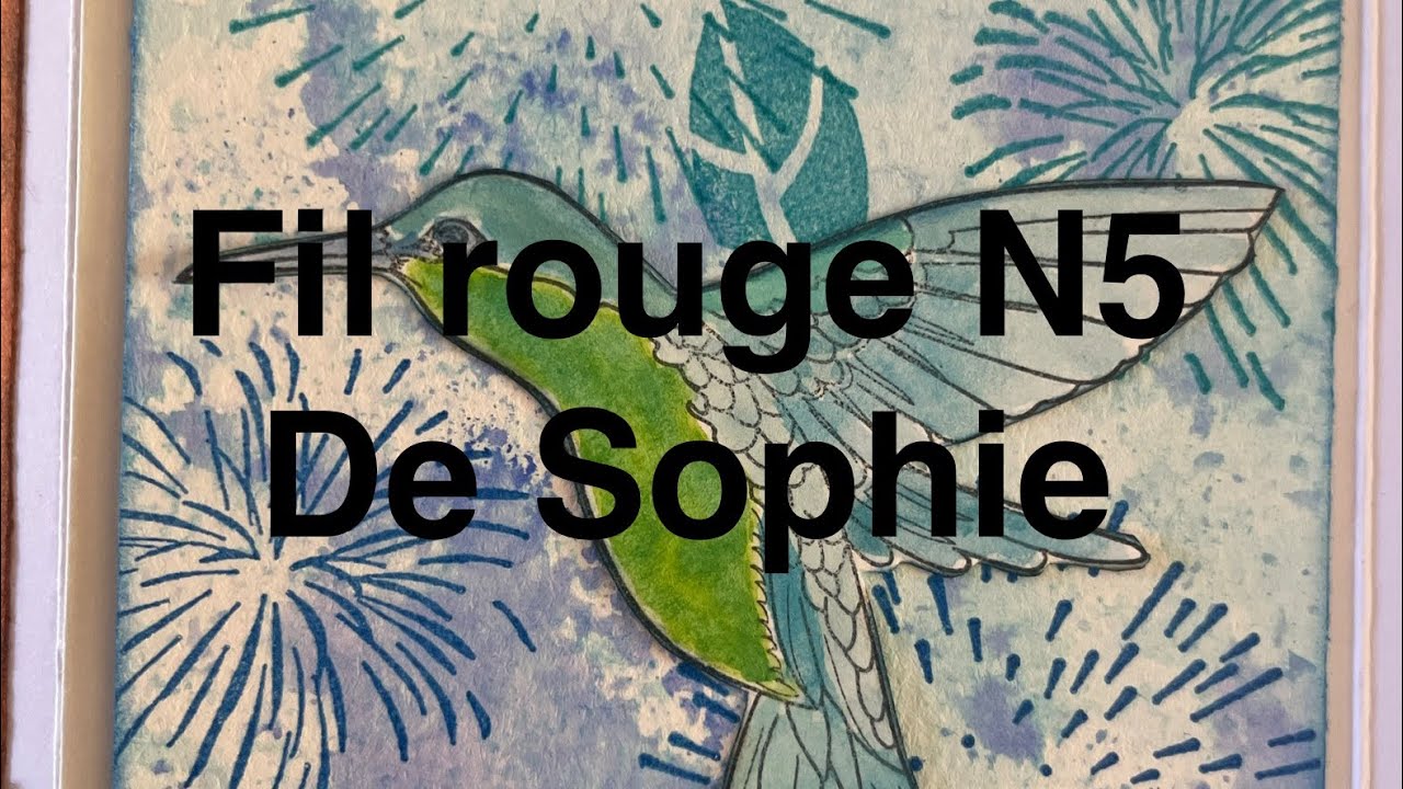Fil rouge N5 de Sophie @sophiecrea partie 2… - YouTube