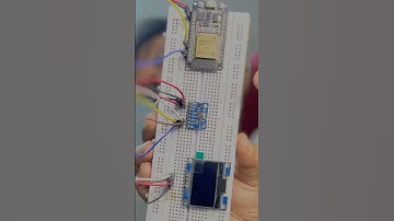 ESP32 Wi-Fi Module +ADXL345 + OLED Display #shortsfeed #arduino #diy #shorts #iot #arduinoproject