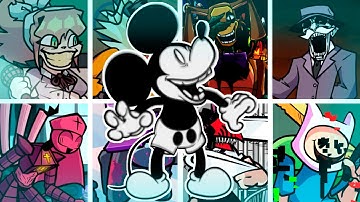 UNKNOWN SUFFERING V3 but Every Turn a Different Character Sings🎙 (FNF UNKNOWN SUFFERING V3 BETADCIU)