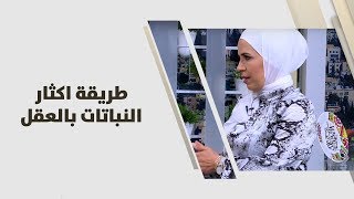م. أمل القيمري - طريقة اكثار النباتات بالعقل