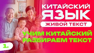 РАЗБИРАЮ ТЕКСТ НА КИТАЙСКОМ | ЖИВОЙ ЯЗЫК , ЖИВАЯ ГРАММАТИКА | УРОКИ КИТАЙСКОГО ЯЗЫКА | УРОК 1