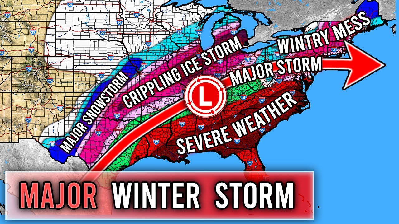 Another Upcoming Major Winter Storm - YouTube