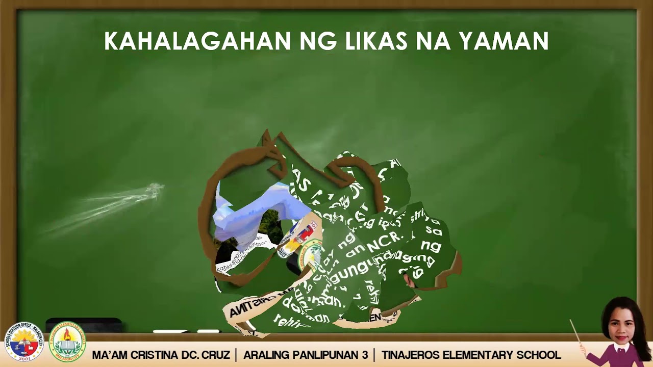 LIKAS NA YAMAN NG LUNGSOD AT KINABIBILANGANG REHIYON