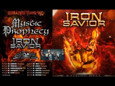 Iron Savior tour with Mystic Prophecy and Mad Max - The Hellfire '24 Tour!